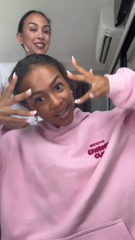 Doing Déjà’s birthday hair #hairstyle 