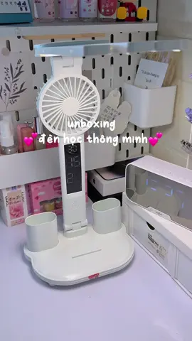 Chiếc đèn tích hợp siêu tiện lợi mấy bà uii #unbox #unboxing #denhoc #denhocdeban #denhocthongminh #denhocdebantichdien #decor #denhoccamung #foryou #fyp #viral #trending 