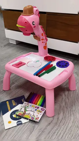 This newly bought projection drawing board has many patterns and can be painted on. There are various patterns. The baby likes it very much. It can also exercise the child's learning ability.#toy #goodthing #fyp #foryou #tiktokshop 