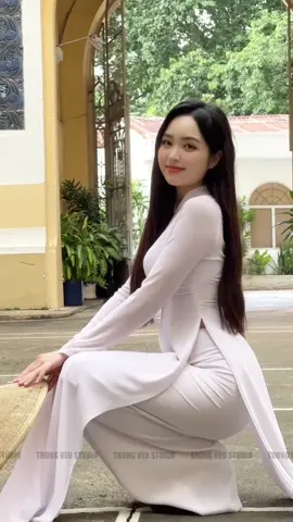 Áo Dài Trắng Nữ Sinh 🫶🏻😍 #nghiatruongphotos #trongveostudio 