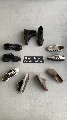 Current FL rotation #shoerotation #adidassamba #birkenstocks #oreenyc #maisonmiharayasuhiro #combatboots #boots #jaydentorres 