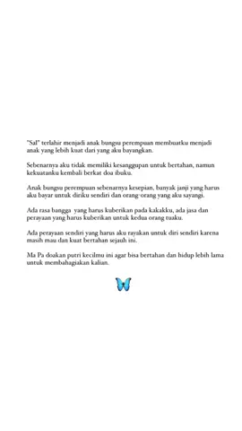 Anak bungsu perempuan🫶🏻 #wanitahebat #doaibu #viral #fyp #palembang #anakbungsu #wanitakuat 