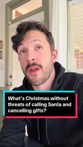 What’s Christmas without threats of calling Santa and cancelling gifts? #christmas #santa #parenting #gentleparenting #toddler #toddlermom #toddlerdad 