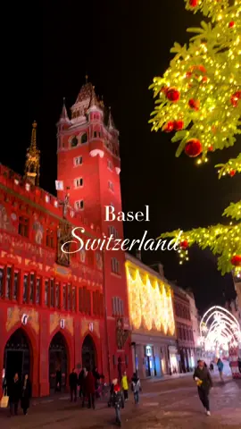 Basel Christmas lights in the night 2023 #basel#weinachten#weinachtsmarkts#seitzerland#christmastree#christmas2023#sweiz#suisse#