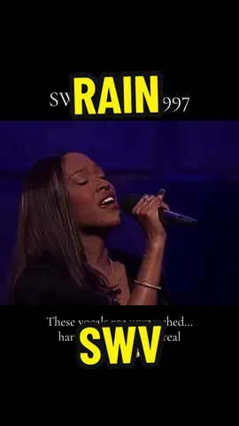 This a Capella version of Rain by SWV just shows how beautiful their vocals are!! This is why we call them artists! Literally painting pictures with their voices - I love rnb 😭✨🤎 #swv #swvrain #raindownonme #90srnb #90srewind #90smusiclove #acapella #vocals #vocalists #harmonies #fyp #fypppp #fypシ゚viral 