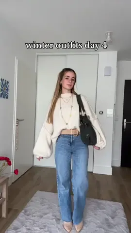 day 4 - monday ootd 👢 #outfitinspo #30daysofoutfits #winterfashion #santiag 