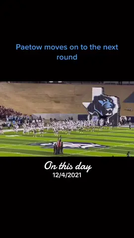 #onthisday Look back! ☕️😎  #fyp #fypシ #varsity #paetowvarsityfootball #panthers #Highlights #texas #paetowfootball #paetowhighschool #paetowpanthers #football #katy #tx #swag #Smitty #center #rightguard 