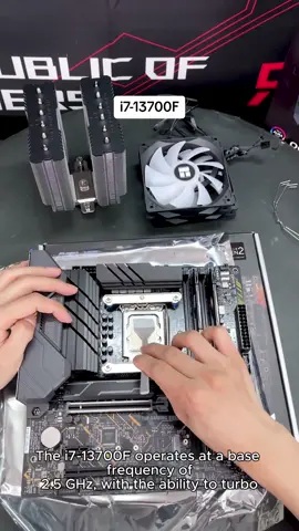 i7-13700F: Powering the Future of Computing  #fyp #foryourpage #i7 #intel #cpu #tiktok 