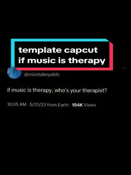 ig music is therapy who's your therapist? #templatecapcut #trendtiktok #fyp 
