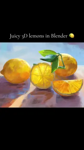 Take a look at these juicy 3D lemons with hand-painted textures created by 3D Artist Omar Faruq Tawsif entirely in Blender. . See more: https://80.lv/articles/painterly-style-3d-lemons-made-100-in-blender/ . #3d #3dart #3dartist #artist #gamedev #indiedev #art #conceptart #inspiration #cgart #dailyart #blender3d #blender #b3d #stylizedart 