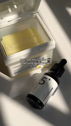 2 tuần thay đầu 😌😌 #vitaminc #tranexamicacid #glutathione #spoteraserpad #spotlight #hyperpigmentation #darkspots #acnemarks #vitaminconcentratedserum #glassskin #koreanskincare #kbeauty #numbuzin #skincare #beauty 