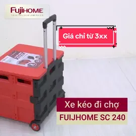 Xe kéo đi chợ đi siêu thị dành cho các bà các mẹ nèeee #xekeohang #fujihome #viral 