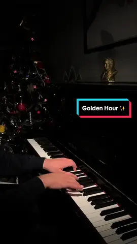 Golden Hour ✨ #piano #JVKE #relaxingpiano #goldenhourpiano 