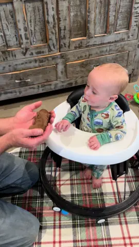 Teach them young to be kind🩵 #baby #family #puppy #monkey