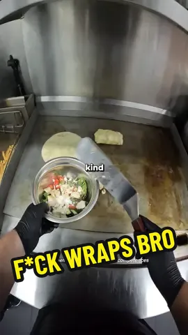 Wraps are just build different 🥶 (see what I did there) #linecook #resturant #pov #gopro #Foodie #worklife #cooking #Vlog #canadian #chefthomson #monctonnewbrunswick #cheflife #satisfying #monctonnb #moncton #viralvideo #dayinthelife #foodtiktok #fyp #fy 