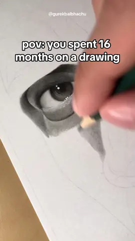 The time I spent 16 months on a drawing 🙃  #art #artist #pencil #drawing #foryou #foryoupage #viral #hyperrealism #workinprogress #artgrowth #timelapse 