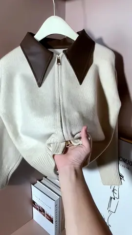 Áo Khoác Da Chắp Vá Cho Nữ #aokhoac #aokhoacnu #aokhoacda #phoidoxinh #thoitrang #xuhuong #xuhuongtiktok 