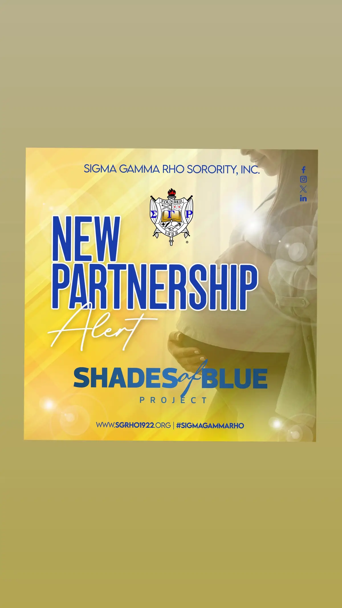 📢📢📢📢 EXCITING NEWS 📢📢📢📢📢 The Shades of Blue Project and Sigma Gamma Rho Sorority, Inc. have partnered to improve Black Maternal Mental health. The groundbreaking partnership between The Shades of Blue Project and Sigma Gamma Rho Sorority, Inc. is a thrilling leap forward in championing Black Maternal Mental health! This dynamic collaboration amplifies their impact, igniting enthusiasm and hope for the countless Black mothers, birthing persons, and families who will benefit from their united efforts. This marks a pivotal step in addressing the critical issue of Black Maternal Mental health, and these two organizations are poised to profoundly impact by uniting their expertise and resources to advocate for accessible and comprehensive care. The Shades of Blue Project is thrilled to embark on this journey with Sigma Gamma Rho Sorority, Inc., as together they bring renewed energy to enhance Maternal Mental health support for Black mothers, birthing persons, and their families. Together, we will MAKE SHIFT HAPPEN!!  Read More: https://bit.ly/NewPartnershipSigmaGammaRho #sigmagammarho @SigmaGammaRho  #WeAreTheExpertsToo #MaternalMentalHealth #BMMHSUMMIT #BMMHWEEK2024 