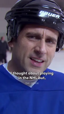 Yeah, he's pretty much a pro ⛸️ #TheOffice #MichaelScott #Skating #Hockey