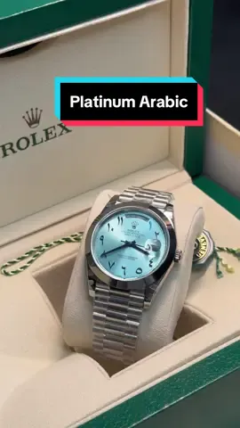 One of the most Prestigious Day-Date of this decade | Presidential Platinum Day-Date 40 - ARABIC Dial 😉 #watches #rolex #arabic #videoviral 