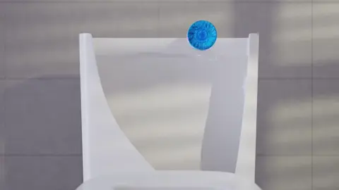 Stic blocs eau bleu a chasse d’eau nettoie et parfume les toilettes transforme leau en bleu aqua  #madeinalgeria #تدابير_منزليه #افكار_وابداعات_بسيطة #detergent #eaubleue 