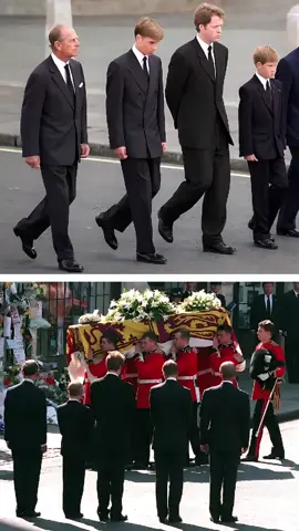 Why did Prince William and Prince Harry walk in Princess Diana's funeral cortege? #princessdiana #ladydiana #princessofwales #princecharles #ladyspencer #princeharry #dukeofsussexs #princewilliam #princeofwales #dianafuneral #kingcharles #royal #royalfamily #royalfamilynews #royaltyfamily #abriefupdate #news #facts #daily #dailynews 