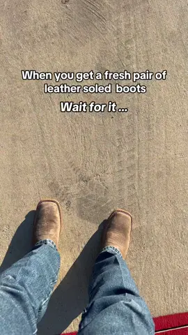 First scuffs always makes it official  . #ariat #cowboyboots #explorepage #fyp #foryoupage #texas 