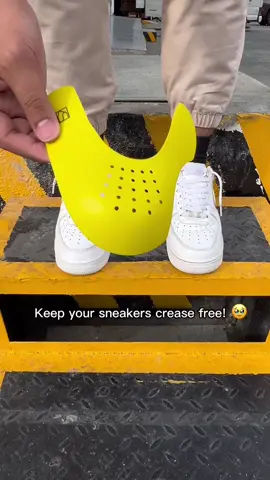 Keep your sneakers crease free! 😎 #ksoriginal #kszerocrease #creaseprotector #sneakerhead #airforce #fyp #foryoupage 