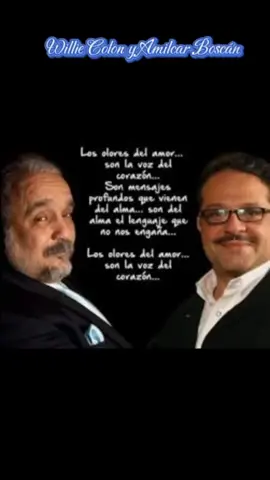 Salsa  Willie Colon y Amilcar Boscán Los olores del amor #amilcarboscan❤🎵🎶🎼 #fypシ #foryou #losoloresdelamor #williecolon #parati #salsaromantica #salsa #salsabaul 