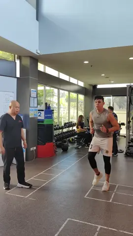 9 months  Post ACL Reconstruction. Last 1 month only with us because he was very much delayed in his last 8 months of rehab. Showed a lot of improvement in just 1 month.  Encourged him to kick with his left leg so he has use the operated leg to move around.  Return to play na ba??? #djsportsmedcebu #tiktokreels #tiktok #fyp #fypシ #strengthandconditioning #Soccer #isokinetic #football #footballplayer #acl #aclrecovery #aclrecovery #fifa 