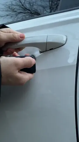 You can use this method to open the car door when the car key is out of power #driving #tips #funny
