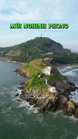 Mũi Nghinh Phong - Điểm check in không thể bỏ qua khi đi Vũng Tàu! #vungtau #vungtaubeach #checkin #dulich #muinghinhphong #flycam #lamkhanhtai 