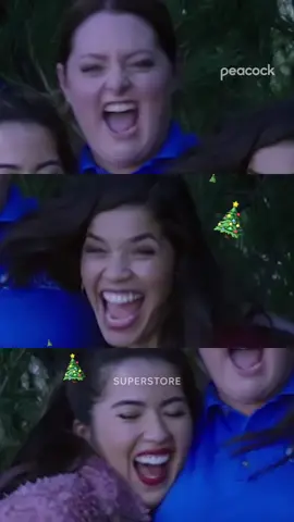 Chopping trees 🤝 team bonding #Superstore is streaming now on Peacock. #AmySosa #DinaFox #CheyenneThompson #TreeCutting