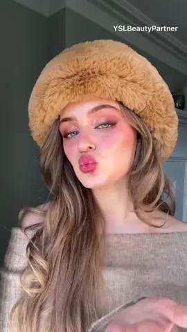 Trying the “I’m cold” make up look for the winter months using all of my favorites from @YSL Beauty #YSLBeautyPartner ☃️🌨️ Products- All Hours Concealer shade LC1 Nu Lip and Cheek Balmy Tint shade Flush  Couture Mini Clutch Shade 200 Lash Clash Shade 2 Rouge Volupte Shine shade 154