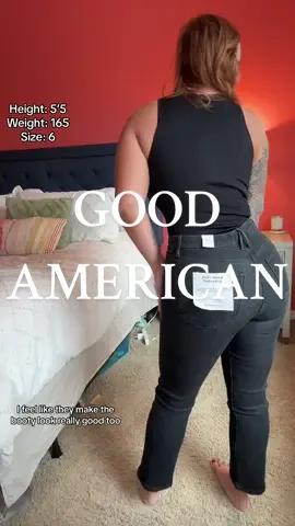 Favorite denim brand. Love this fit! @Good American #goodamerican #jeans #tiktokjeans #tiktokshop #christmas #OOTD #blackjeans #jeanreview #goodamericanjeans #kholekardashian 