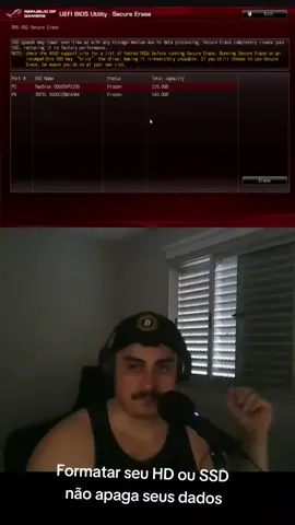 Use o secure delete ou compre um HD novo