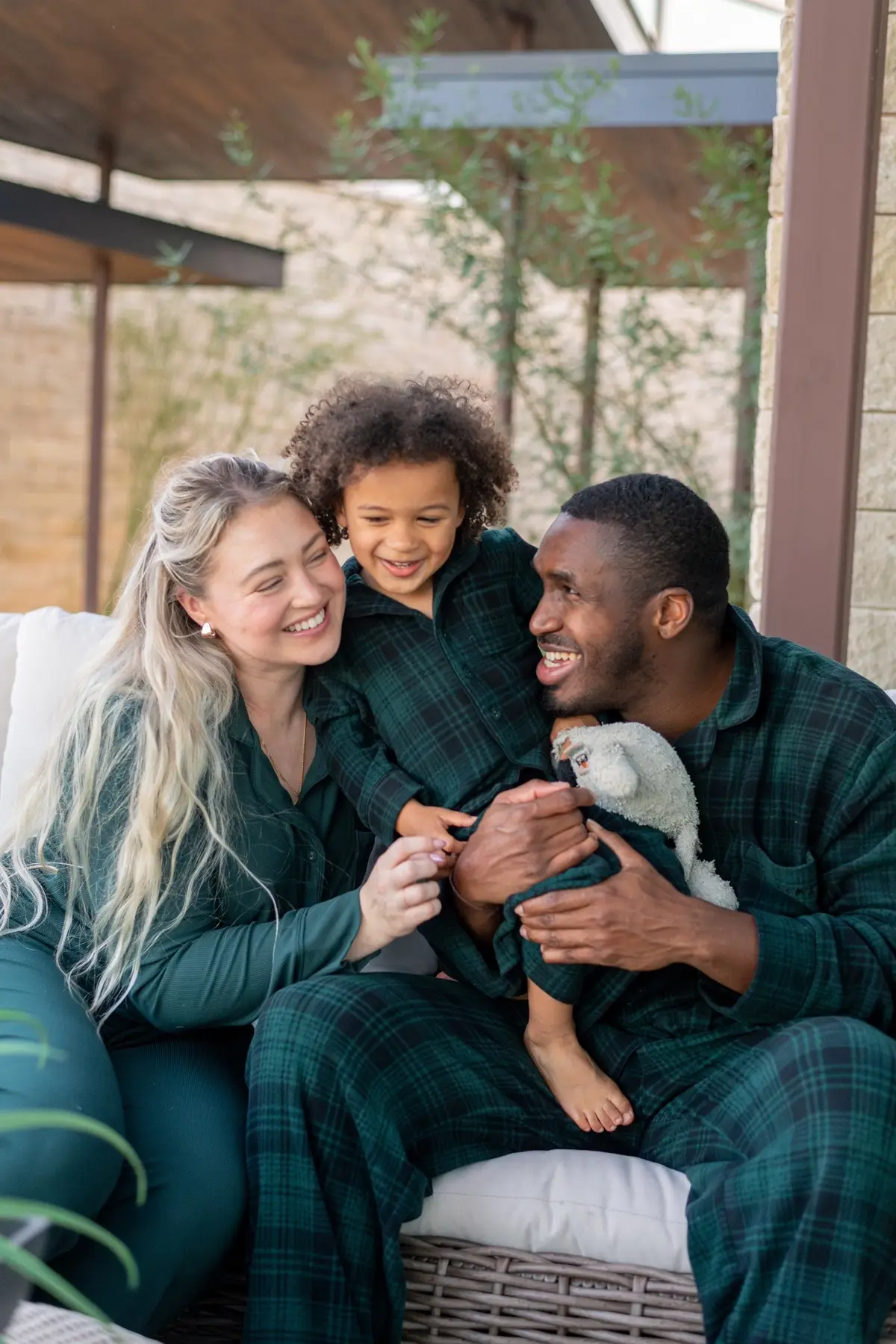 These snuggles 🥺🫶 Continuing our holiday tradition of matching pjs! They always make me feel more festive 🎄  #familyphotos #matchingpajamas #familytime #momtok #holidaypajamas #skims #skimspjs #holidayseason #holidayphotos 