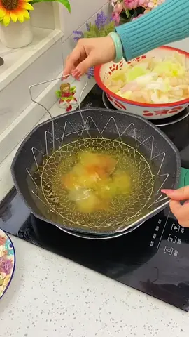 oil fryer basket#fypシ゚viral #goodthingsrecommended #tiktokaustria #satisfying #kitchenhacksthatwork #smallbusinesscheck #tiktokshop 