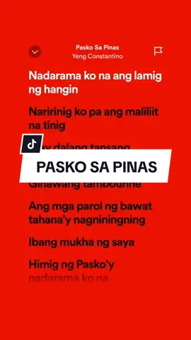 Pasko Sa Pinas🎶by:YengConstantion #songlyrics #spotify #fypviral 