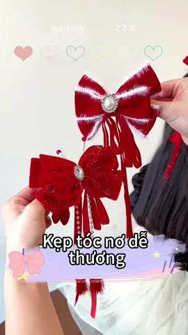 Kẹp nơ Năm Mới cho bé Gái 🥰  #kẹp_tóc #nơkẹptóc #kẹp_tóc_cho_bé_gái #kẹp_tóc_cho_bé_yêu #kẹp_tóc_nơ 