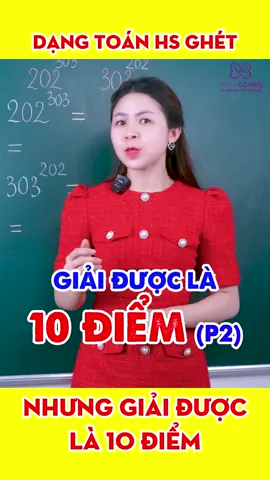 Phần 2 | So Sánh 2 Số có Lũy Thừa Cao (P2) #toancohien #títchờhiền #xuhuong #hoccungtiktok