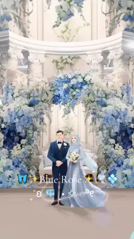 ₊˚ʚ 🧊 ₊˚Blue Rose Theme• 🎐🫧🦋💠🌀 ✧ ೀ UNDANGAN 3D termanis 🥹🫶 #fyp #UndanganNikah3D #undanganpernikahan #undangan3D #undangandigital #undanganmurah #kadkahwin 