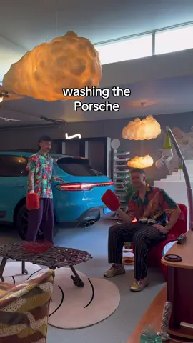 Something about washing cars that is so satisfying 🥹 #porsche #carcleaning 