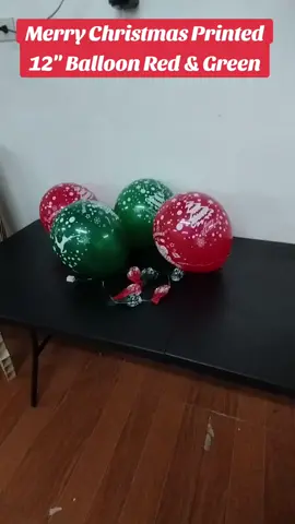 MERRY CHRISTMAS PRINTED BALLOON 12