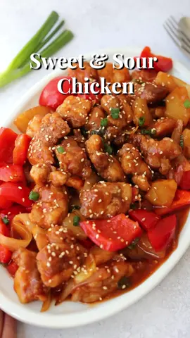 Sweet and Sour Chicken 📝Recipe link in comments or google ‘christieathome sweet and sour chicken’ Crispy chicken coated in a sticky sweet and tangy sauce. This is a favourite childhood dish that my family and I would order at the Chinese restaurant. Sometimes my mom would make it at home and it brings back great memories of us frying the chicken and making that delicious sauce together. #Asianfood #foodtiktok #recipes #sweetandsourchicken #chicken #chinesefood 