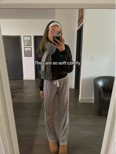 Found the perfect pj pants to style!! in the “seen on tik tok” list <3 #pjpantsstyle #copenhagenstyle #affordablepants #stripedpants #matchingpjs #amazonfinds #howtostyle #amazonmusthaves #OOTD #outfitinspo #aritzia #brandymelville #abercrombiestyle #haul #tryonfashion #winterfinds #outfitinspo2023 #winteroutfitinspo #winterootdideas 