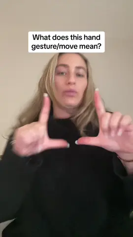 Help : What does this hand gesture/move mean with the two “L”s with your hands?