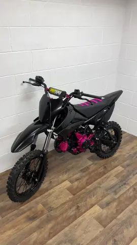 I dig it #dirtbike #kawasaki #klx110 #pink #black #pitbike #pitbikebuild #klx110 #idpowdercoating #isaacdry #bbr #procircuit #minimoto #buildseries 