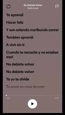 [No Debiste Volver] {musis} #rolitas #♡♤♧ :/