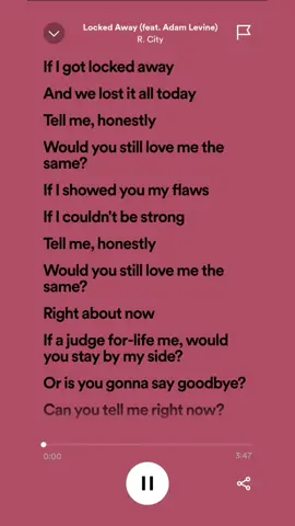Locked Away - R. City #lockedaway #Rcity #lyricsvideo #musiclover #spotify #foryourpage #fypシ゚viral #fyppppp #song 